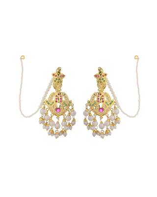 Heritage-inspired kundan & pearl necklace 3