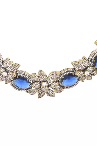 Midnight blossom necklace set