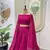 Pink Zari Weaving Border semi Stitched Lehenga set with choli and dupatta With Dupatta