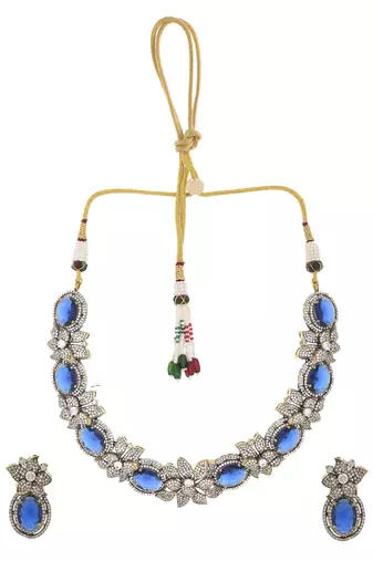 Midnight blossom necklace set