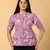 Mauve cotton shirt top
