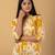 Mustard cotton ragular top
