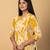 Mustard cotton ragular top