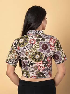 Multicolor cotton crop top 3