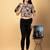 Multicolor cotton crop top