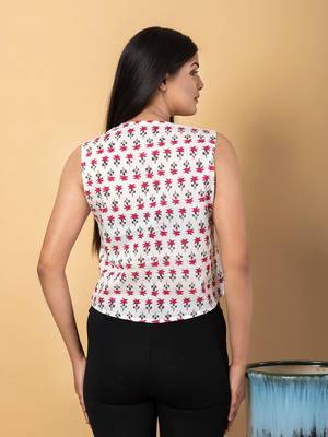 White cotton vest top 3
