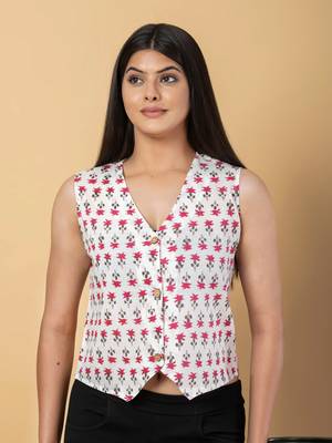 White cotton vest top 4