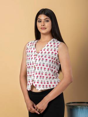 White cotton vest top 5