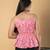 Pink cotton empire top