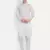 White Cotton Printed Full Sleeves Kurta For Men