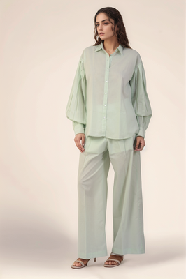 Mint-green-cotton-loose-trouser 3