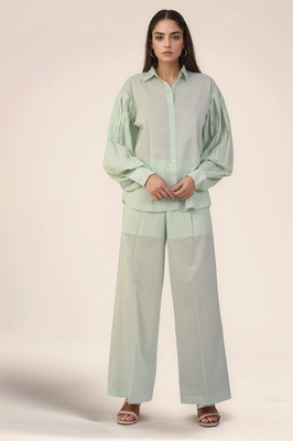 Mint-green-cotton-loose-trouser 4