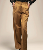 Khaki loose pants