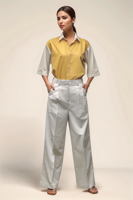 White pleated trouser 2