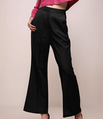 Black bellbottom trouser