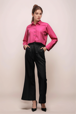 Black bellbottom trouser 2