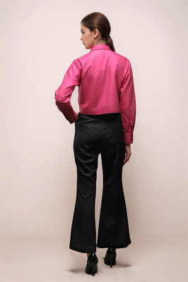 Black bellbottom trouser 4