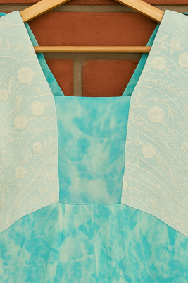 Neela marble dyed gown 2