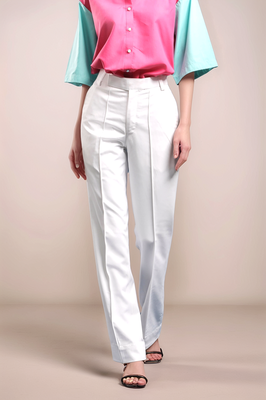 White boot cut trouser 1