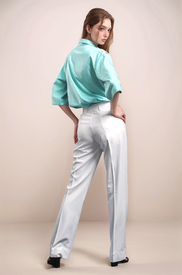 White boot cut trouser 3