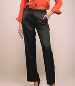 Black straight formal trouser