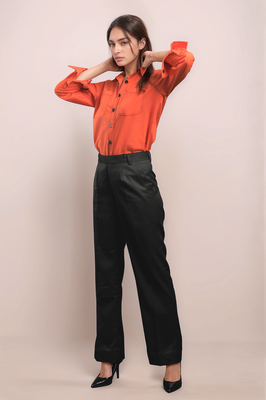 Black straight formal trouser 3