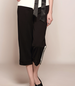 Black cropped  trouser