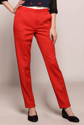 Red formal trouser 1