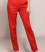 Red formal trouser