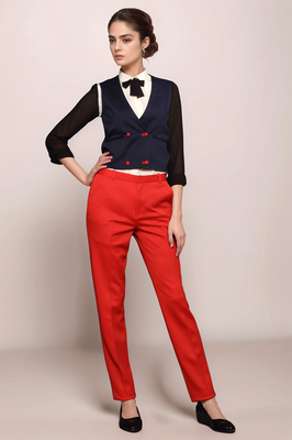 Red formal trouser 2