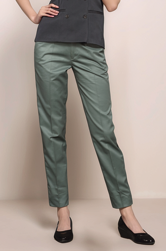 Green tuxedo trouser