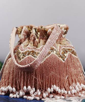 suede pinkpotli bag with handle 3