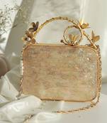 Gold clutch with removeable chain