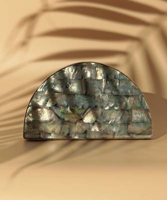 Silver clutch with removeable chain 2