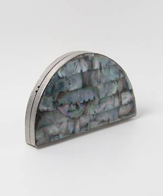 Silver clutch with removeable chain 4