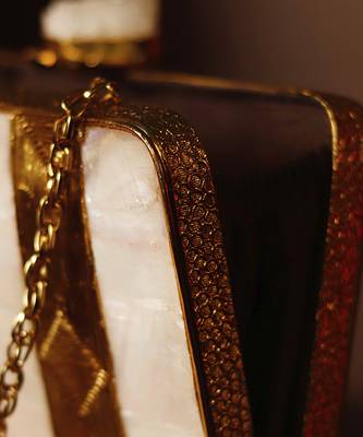Gold clutch with detachable chain strap 4