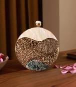 Gold clutch with detachable chain