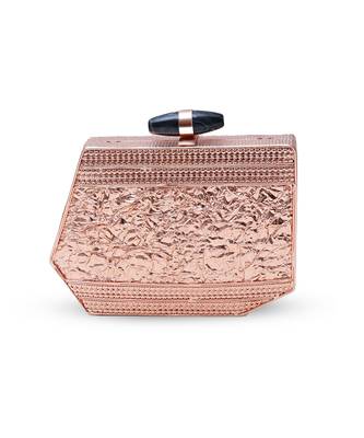 Gold beaded embellished clutch 4