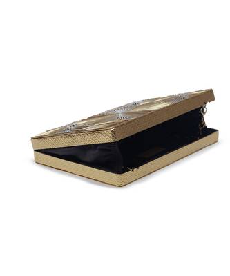 Gold clutch with removable chain 4