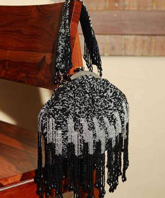 Black suede with detachable handle 1