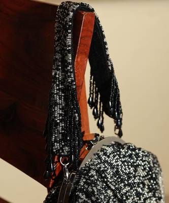 Black suede with detachable handle 3
