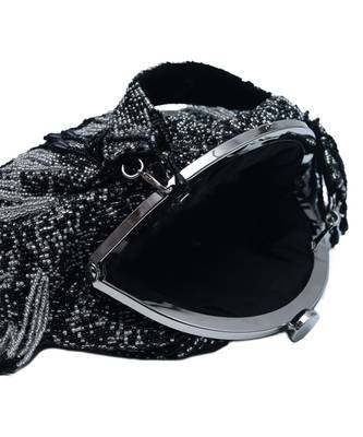 Black suede with detachable handle 5