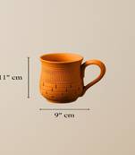 Terracotta peshwa coffee mug set of 6