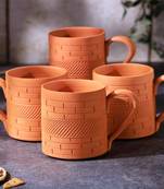 Terracotta kohinoor jumbo mug set of 4
