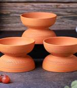 Terracotta dry fruits  special bowl set of 6