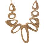 Hollow Bronze Chocker Necklace