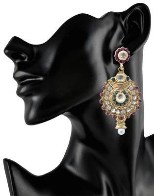 Precise Ornate Rich Antique Earrings-RAE0061 3