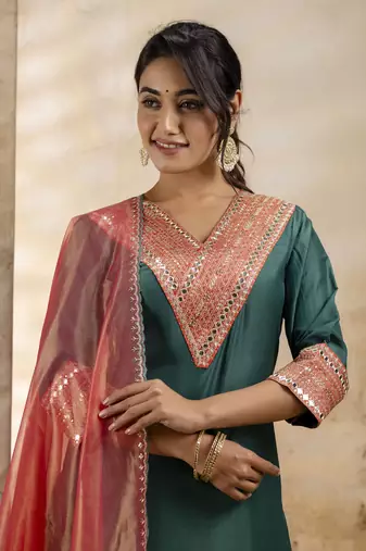 Rama embroidered viscose rayon   salwar suit