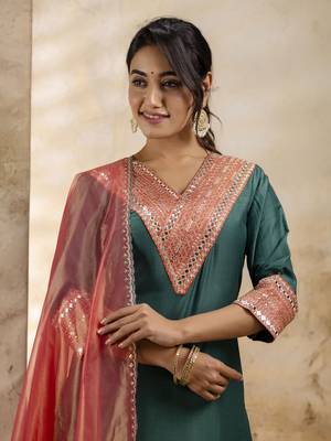 Rama embroidered viscose rayon   salwar suit 3