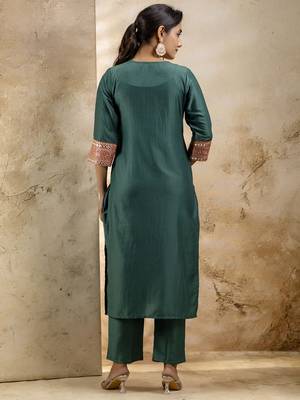 Rama embroidered viscose rayon   salwar suit 4